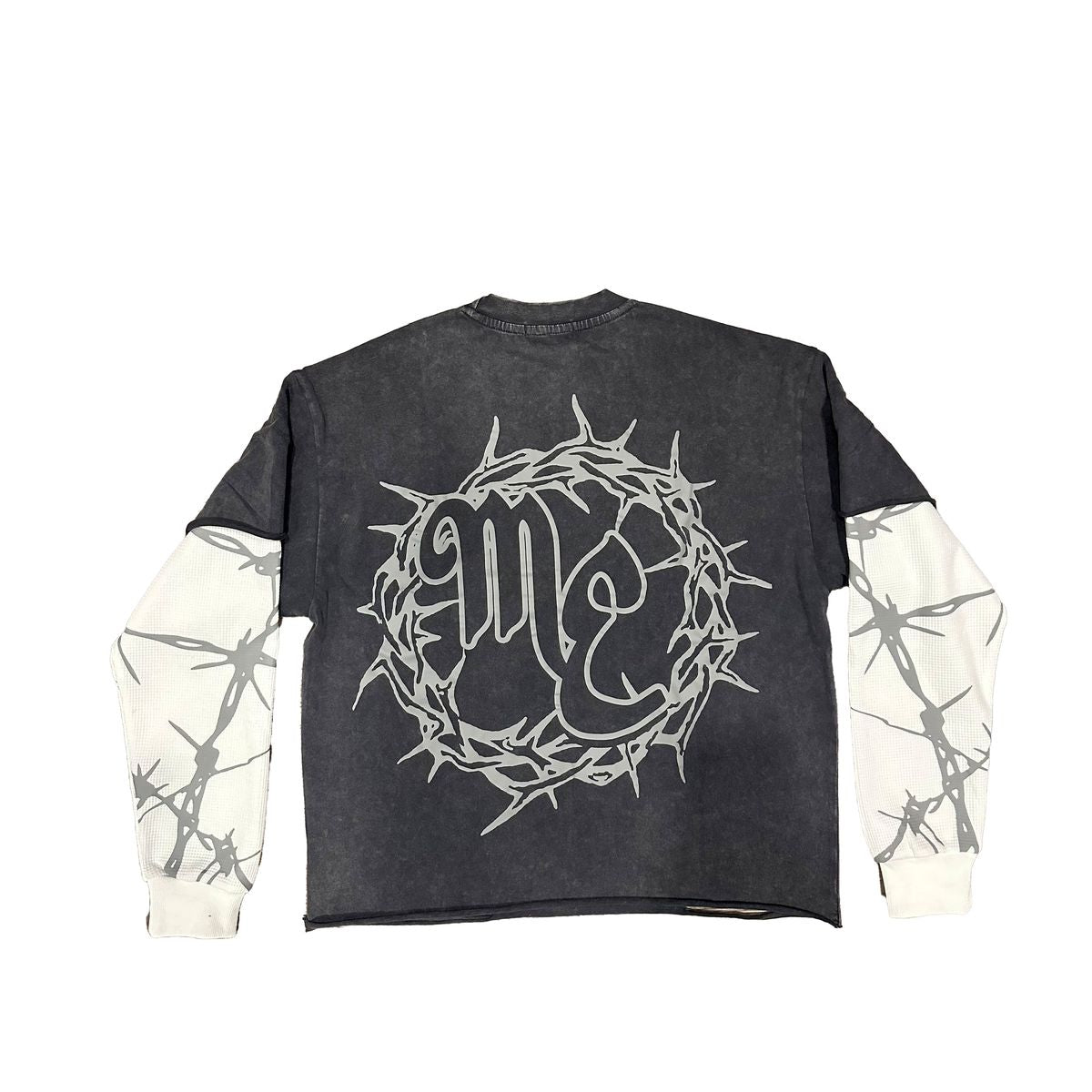 Mix emotions Barbed Wire” thermal Long Sleeve (“Barbed Wire” thermal Long Sleeve)