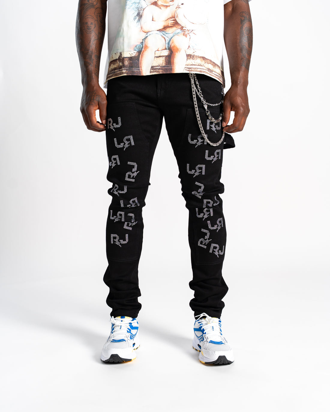 Relapse Jeans RJ Stone Black Skinny Denim