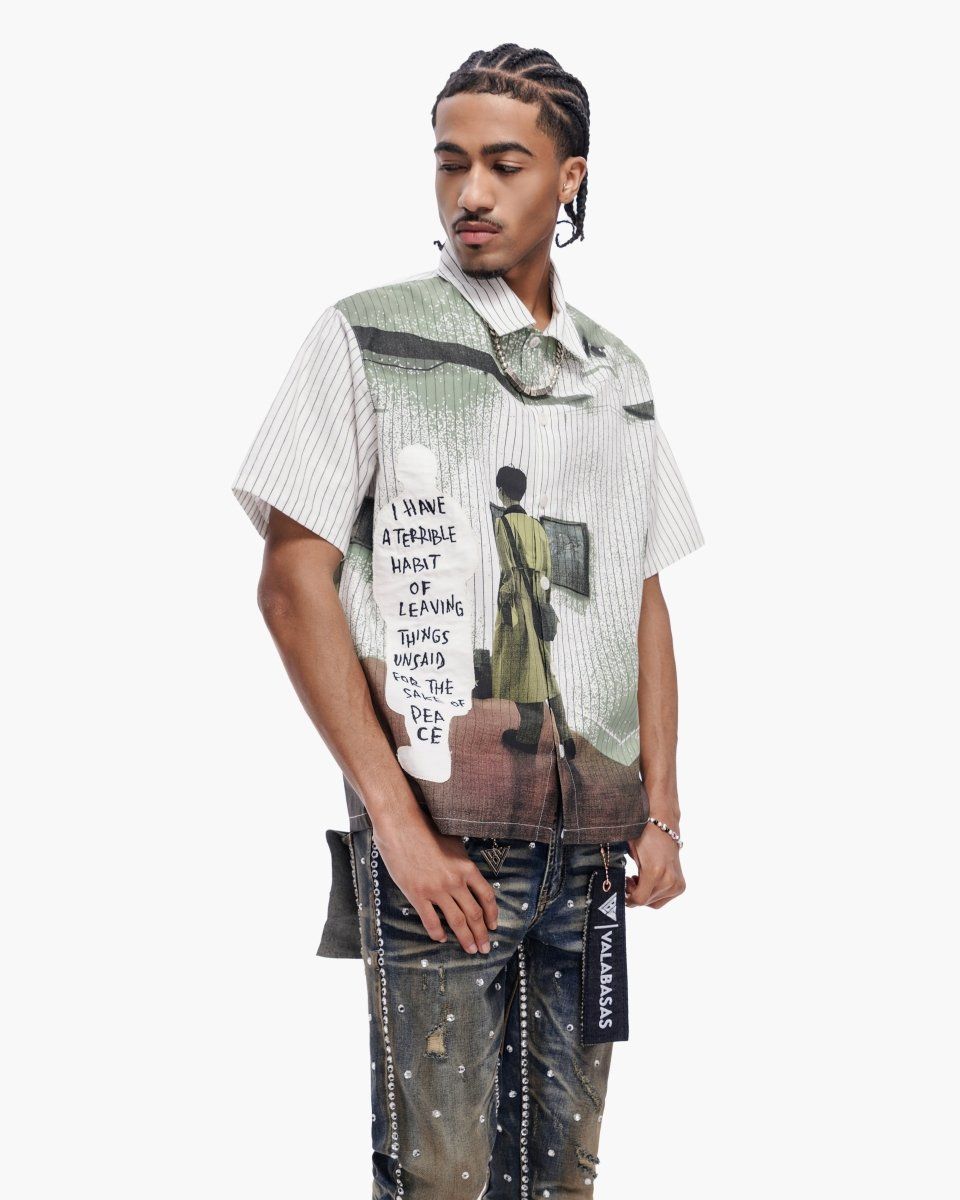 Valabasas Leave Town Pin-Striped BD