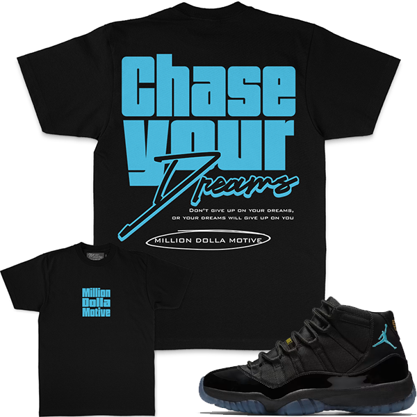 Million dollar Chase Your Dreams - Black T-Shirts