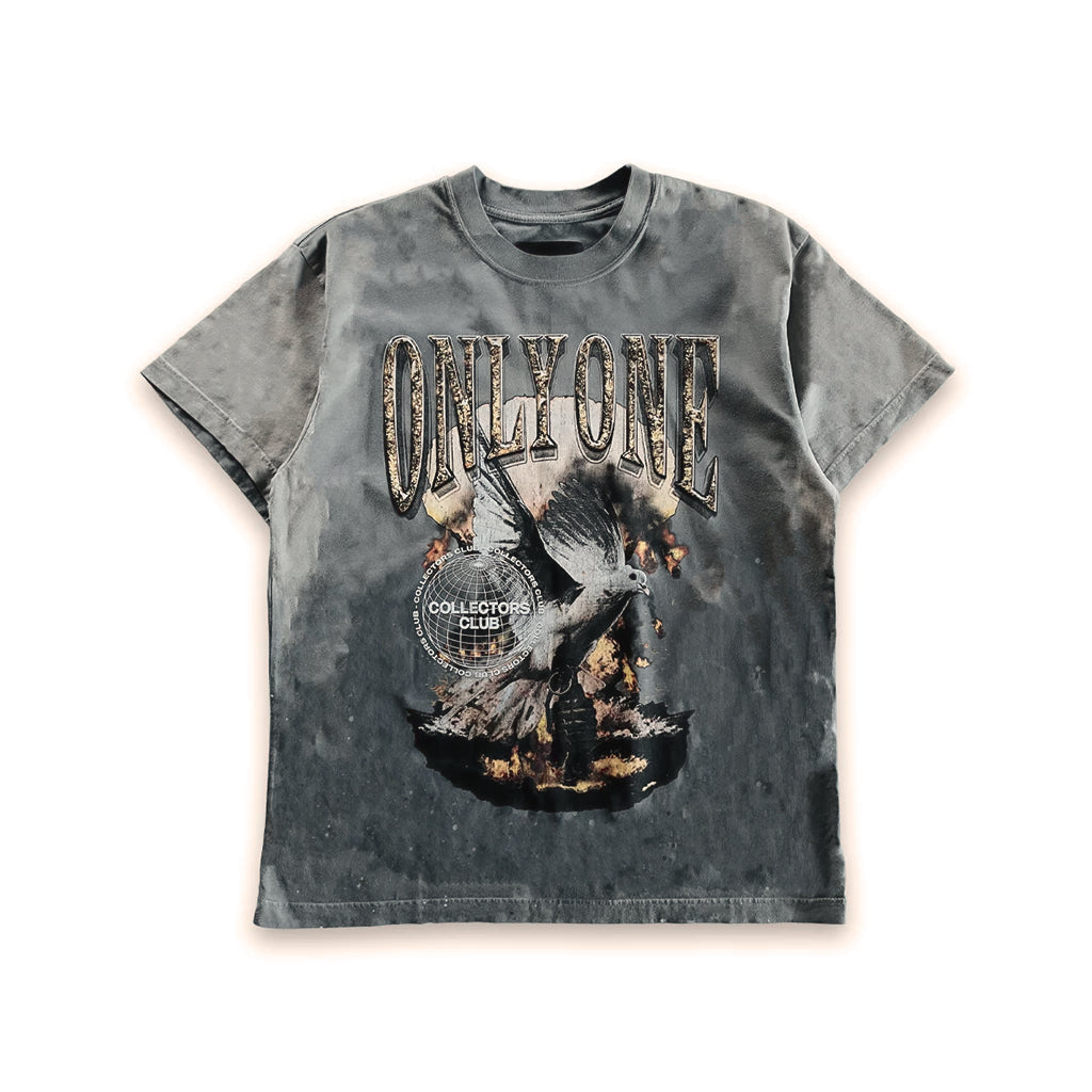 Onlyone Vintage Splatter Dove T-shirt