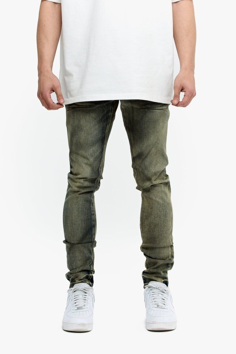 Valabasas Mr.Flex Skinny Brown/Blue Vintage washed