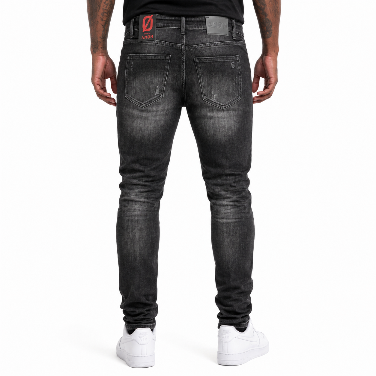 Anom 360 Skinny Black Wash Jeans