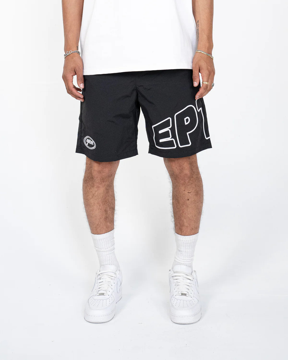 EPTM LOGO SHORTS - BLACK