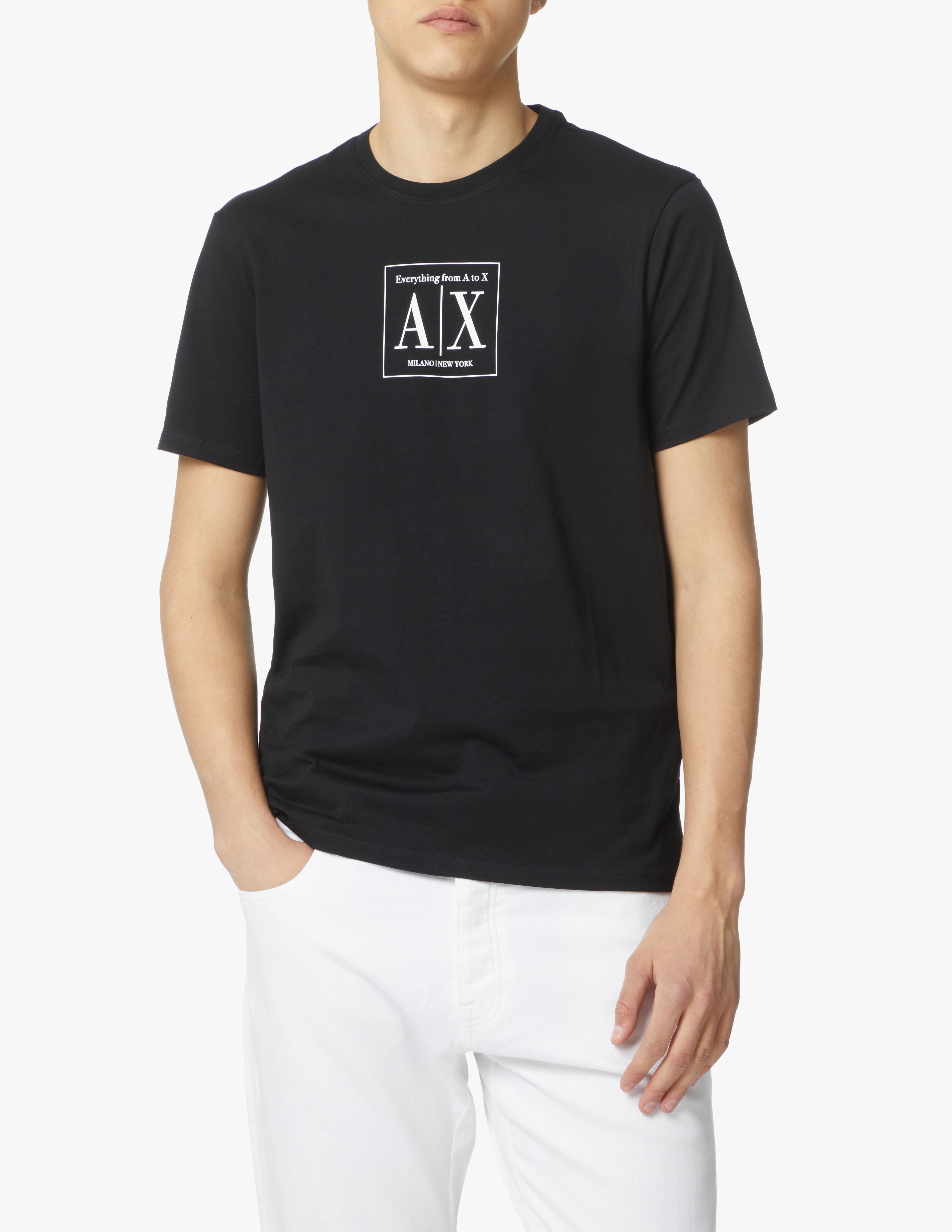 Armani Exchange Black Tshirt