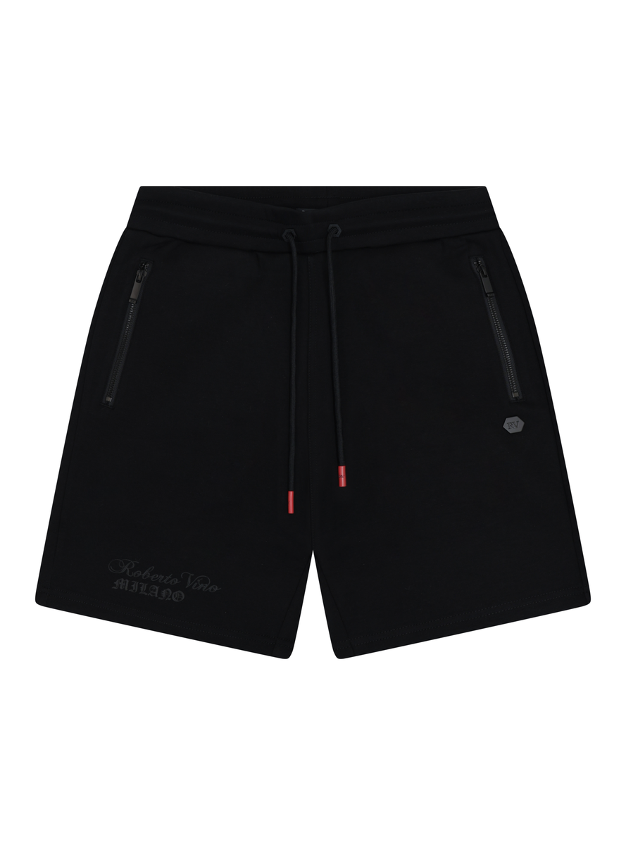 Roberto vino Snake Shorts-BLACK