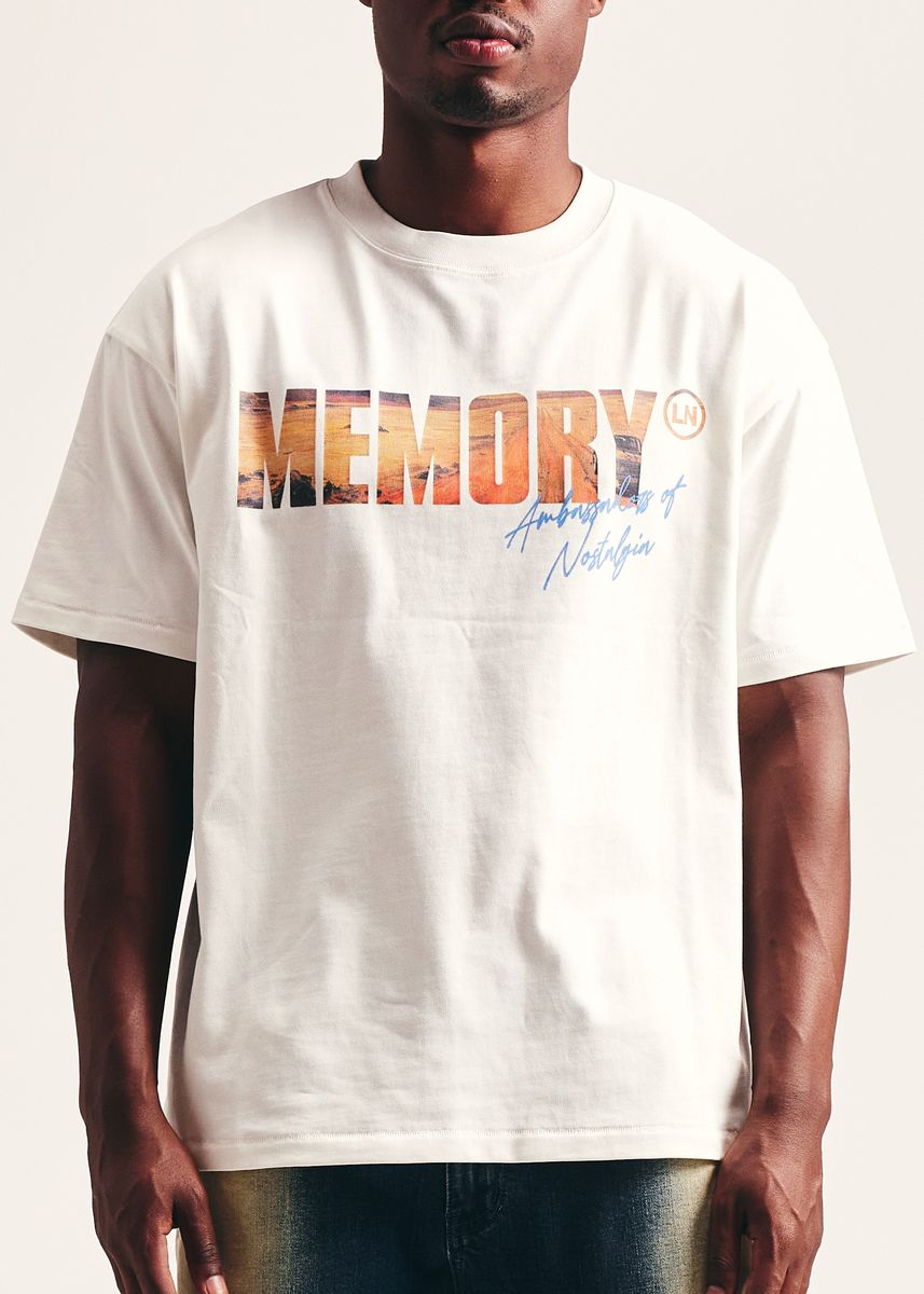 Memory lane DESERT SCENE TEE - OFF WHITE (ML-ST25-106)