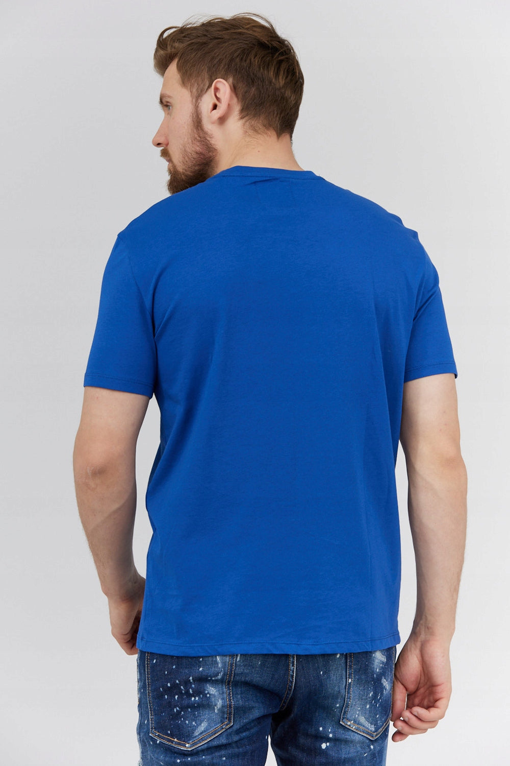 Armani Exchange ICON LOGO REGULAR FIT T-SHIRT (BLUE)