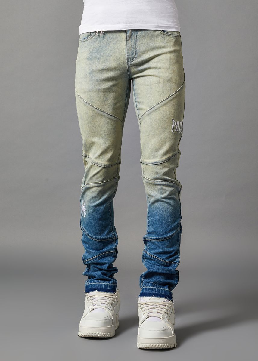 Pain Blue Fade Skinny Denim