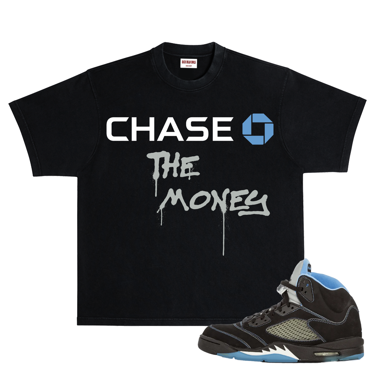 Rich Idols “Chase Bank” TShirt – Black