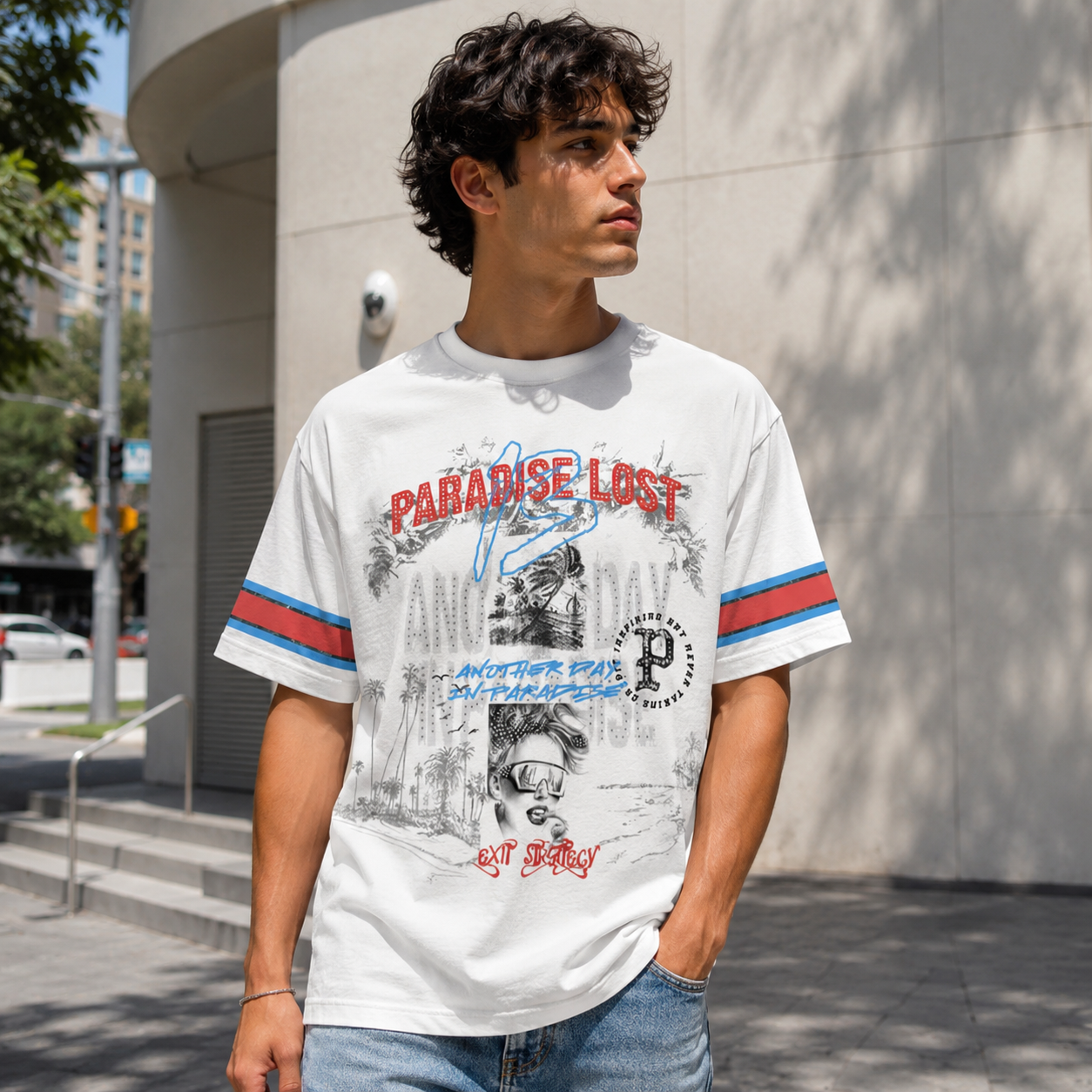 paradise lost Lost Vision Tee (White)