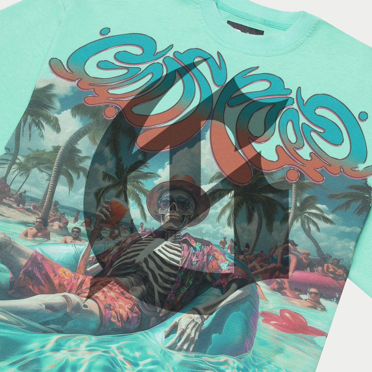 Godspeed “Pool Party” Tee Teal