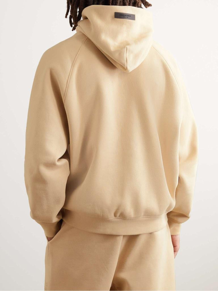Fear of God essential hoodie in natural