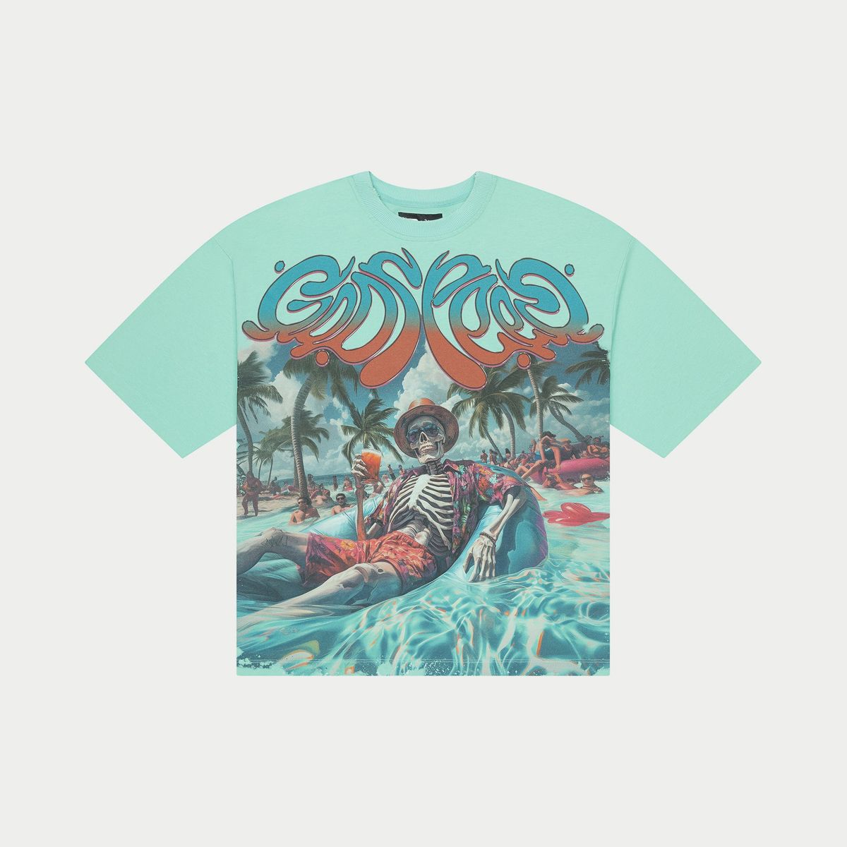 Godspeed “Pool Party” Tee Teal