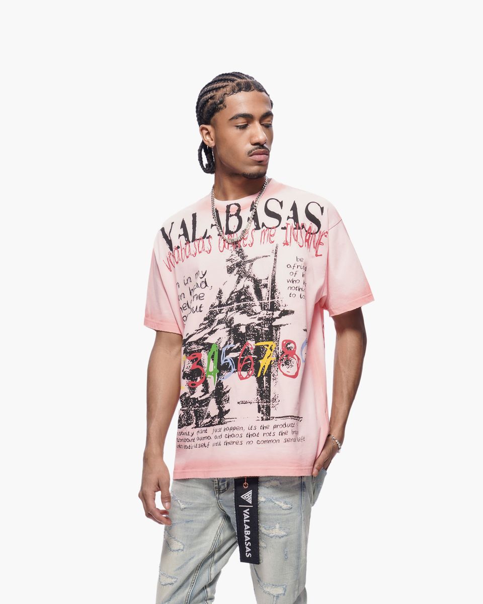 Valabasas INSANE" TEE (VLBS-VT1-108 pink