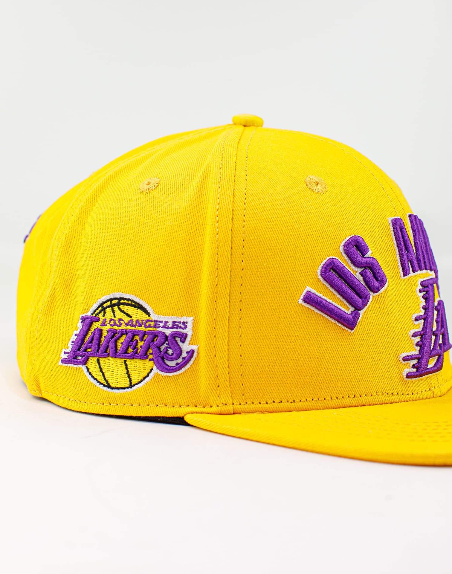 PRO STANDARD NBA LOS ANGELES LAKERS STACKED LOGO SNAPBACK