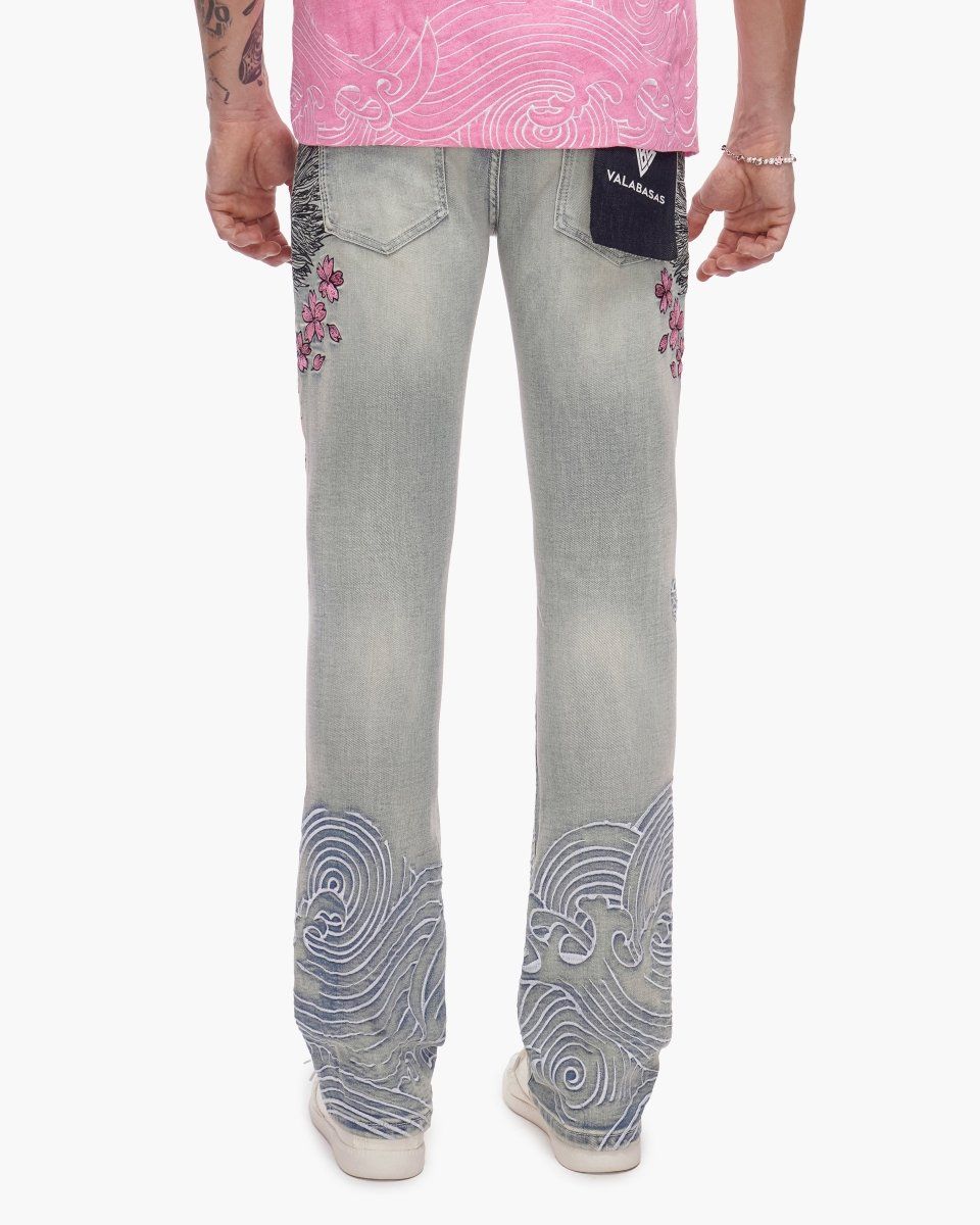 valabasas Tenka Stacked Jeans Light Blue Wash
