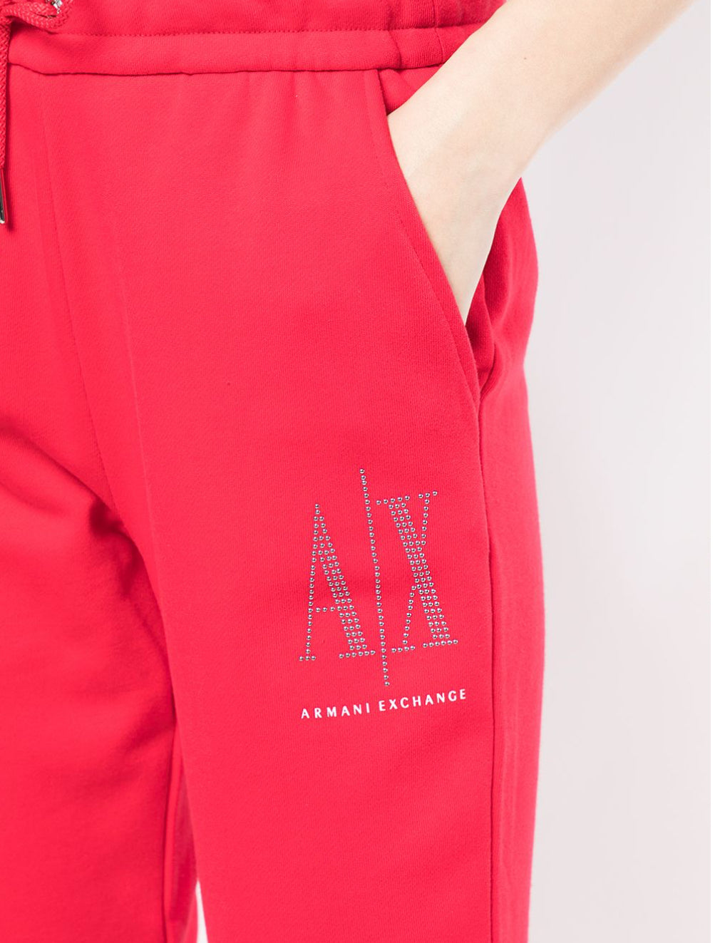 Armani Exchange Red Studs Trouser