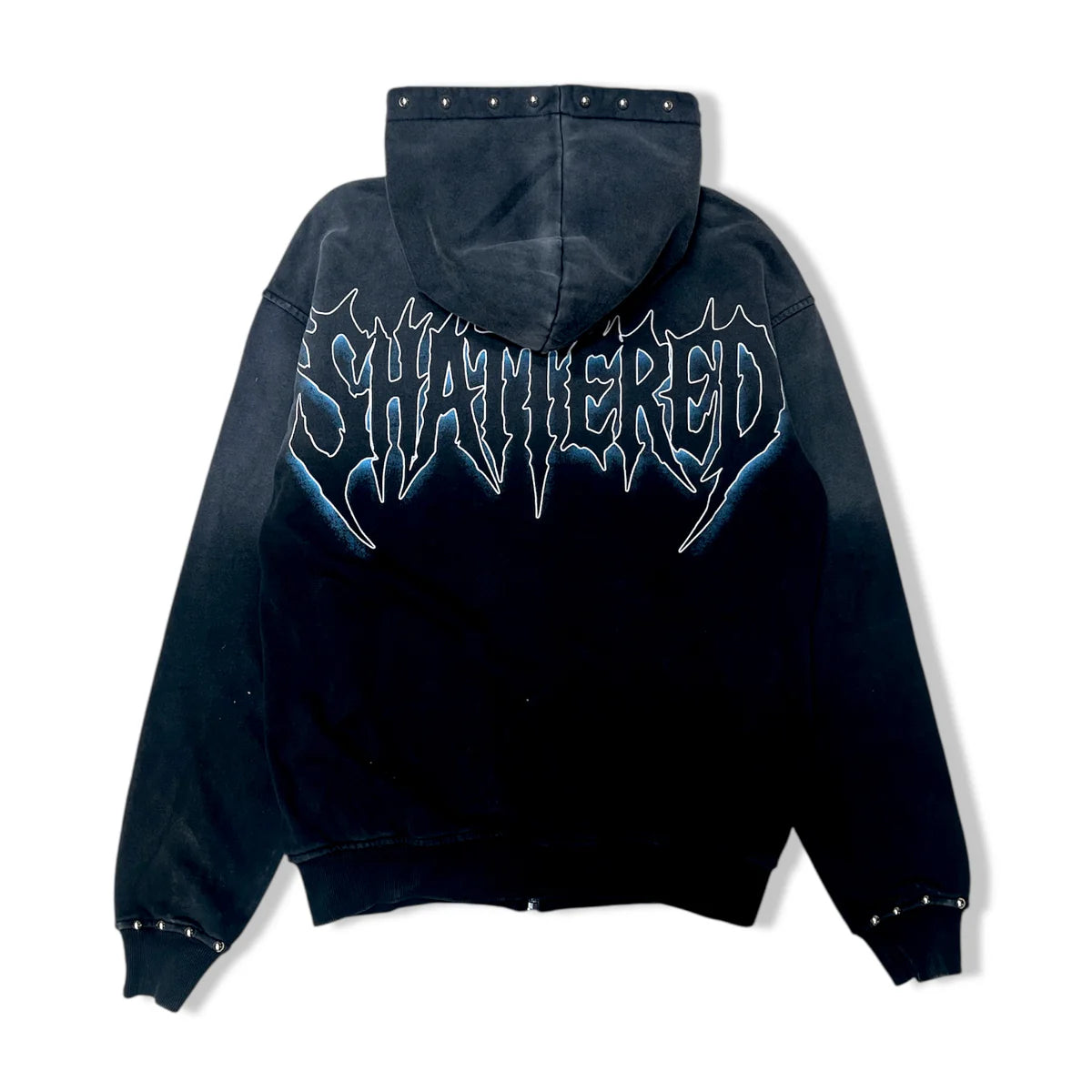 SHATTERED ANXIETY Black  HOODIE