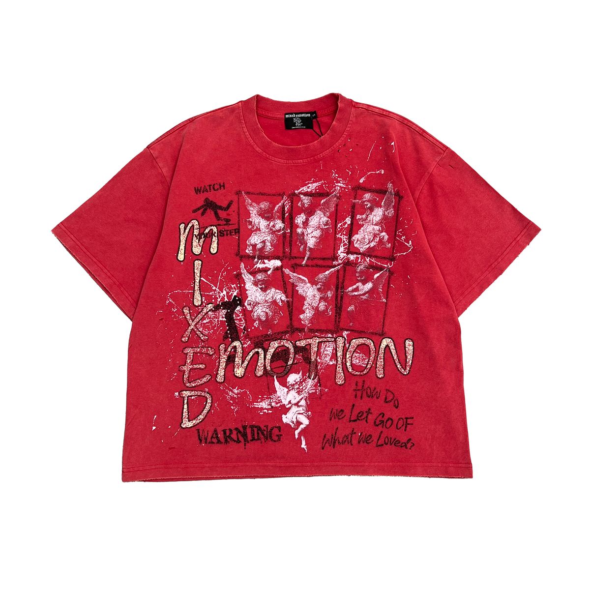 Mix emotions Red “Crimson” Tee (Red