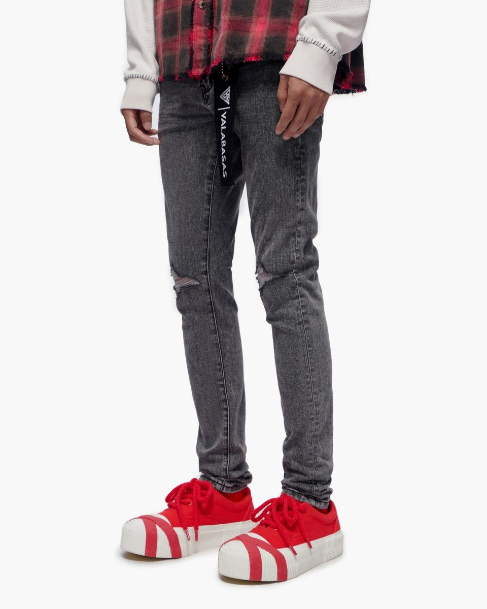 valabasas Mr.Clean Grey Skinny Jeans