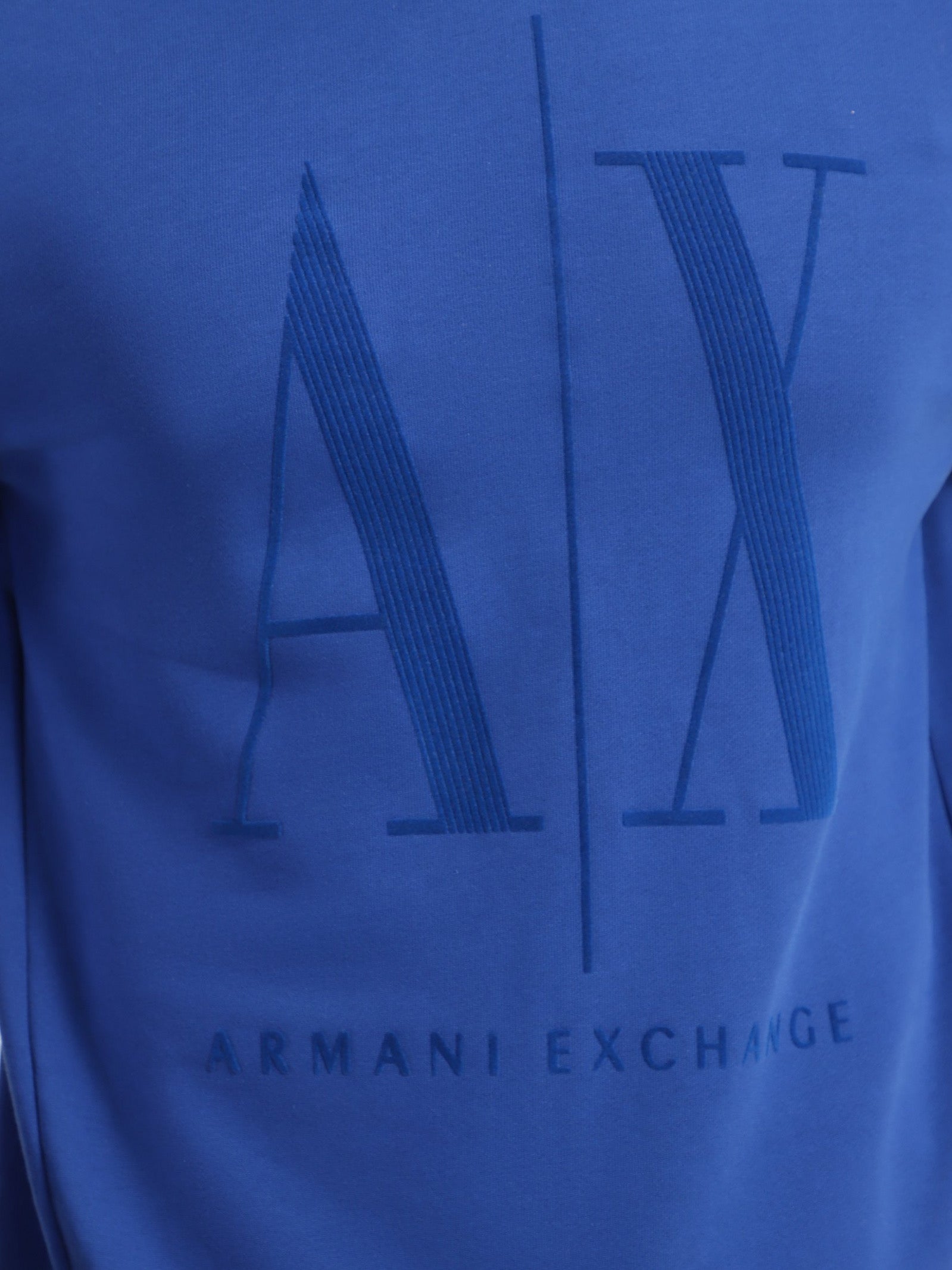 Armani Exchange Icon Logo Blue Tshirt