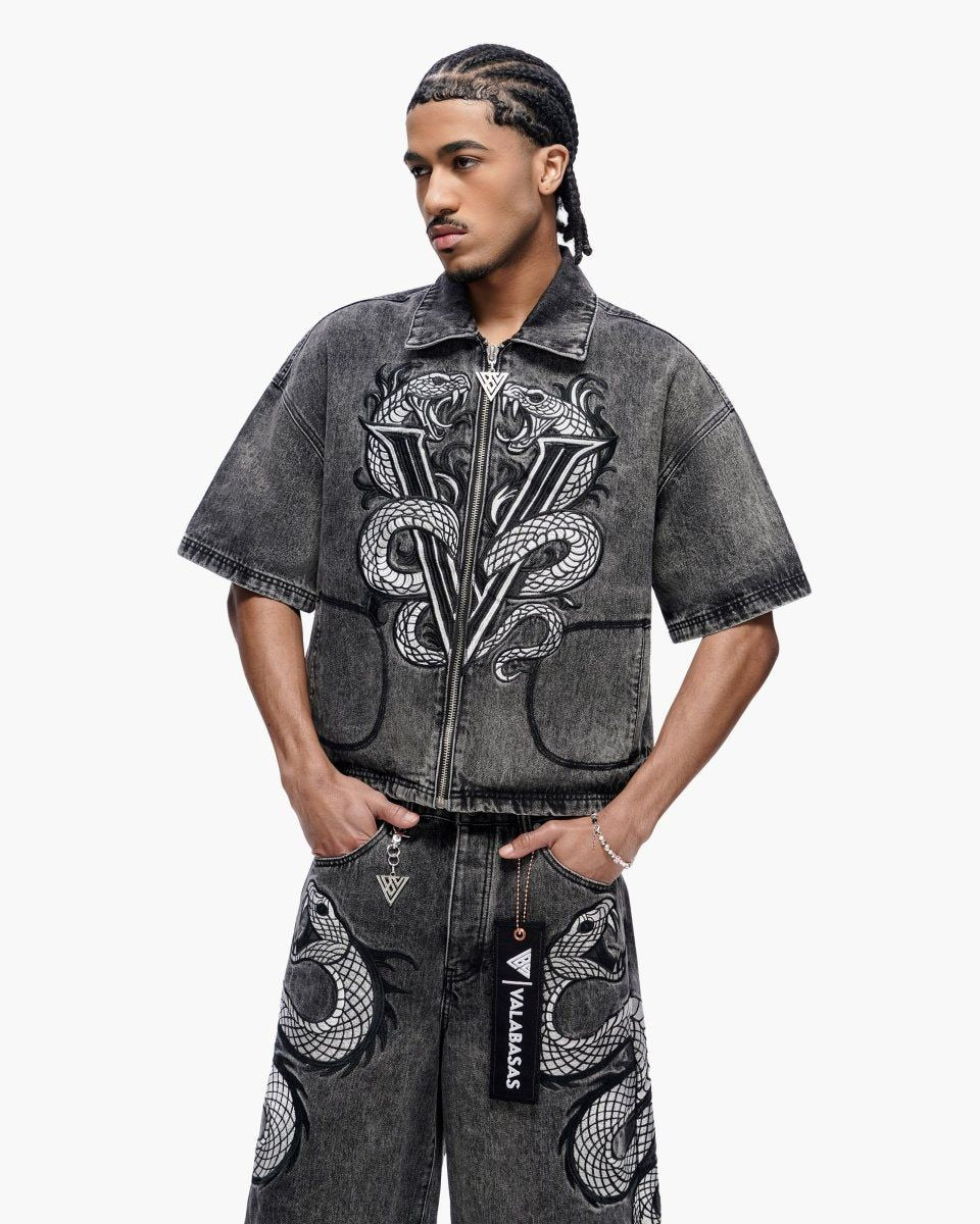 Valabasas Frostscale Denim Short Sleeve