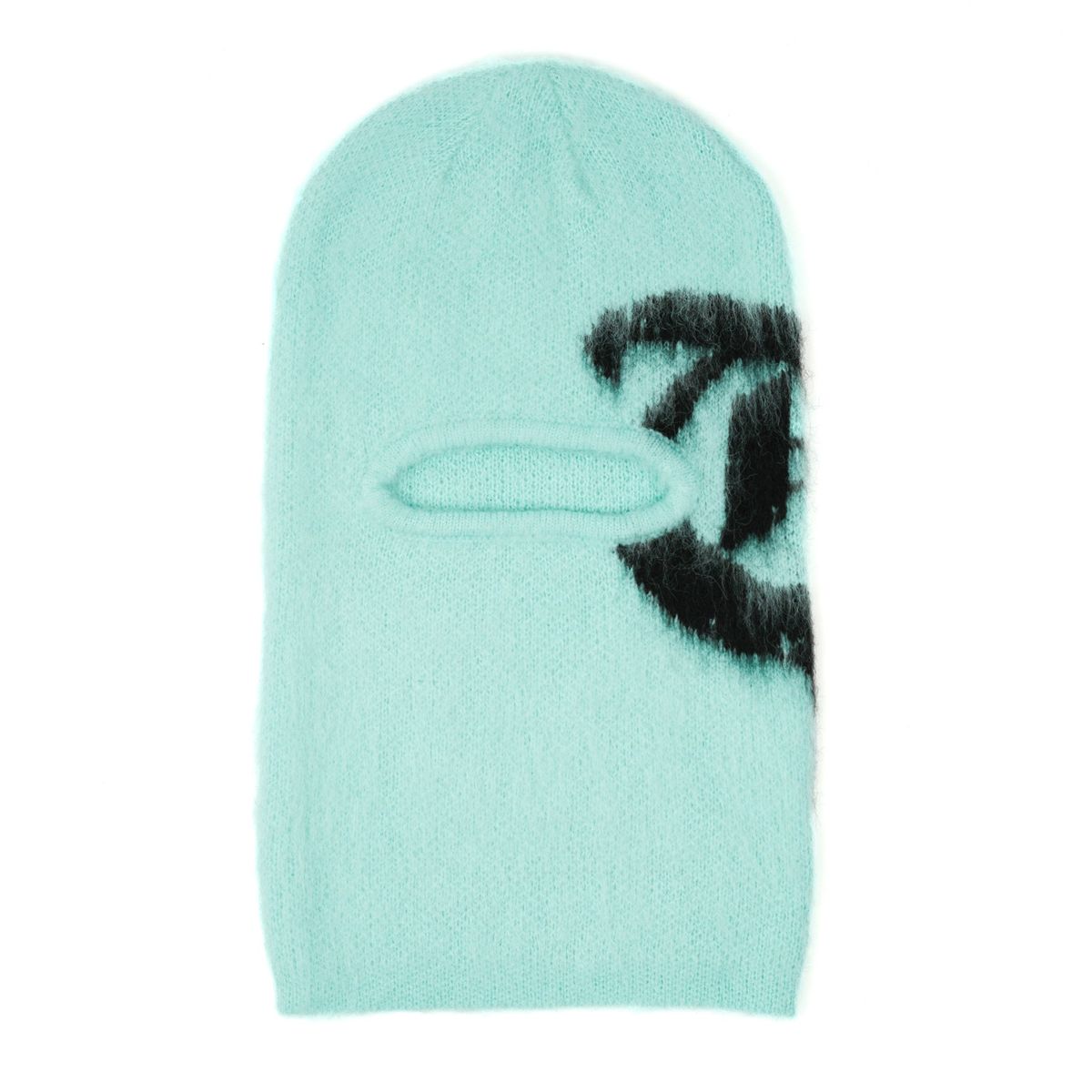 trnchs mohair ski mask gamma blue/black