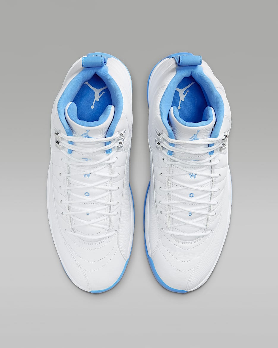 Air Jordan 12 Retro "White and University Blue"