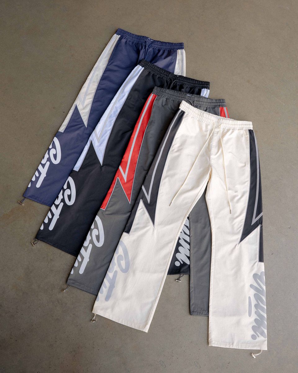 Eptm Vega Track Pants-Gray Red