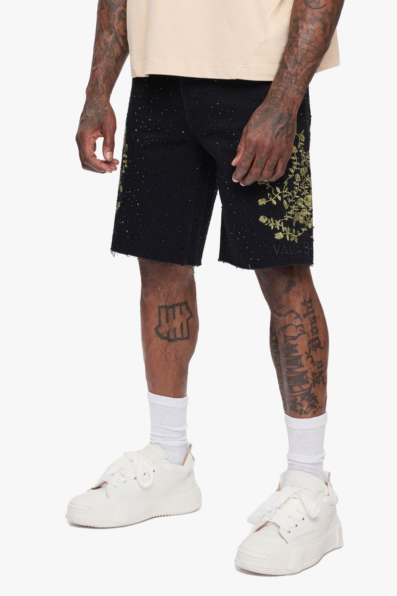 Valabasas written” denim shorts (vlbs-vsh2-1023)