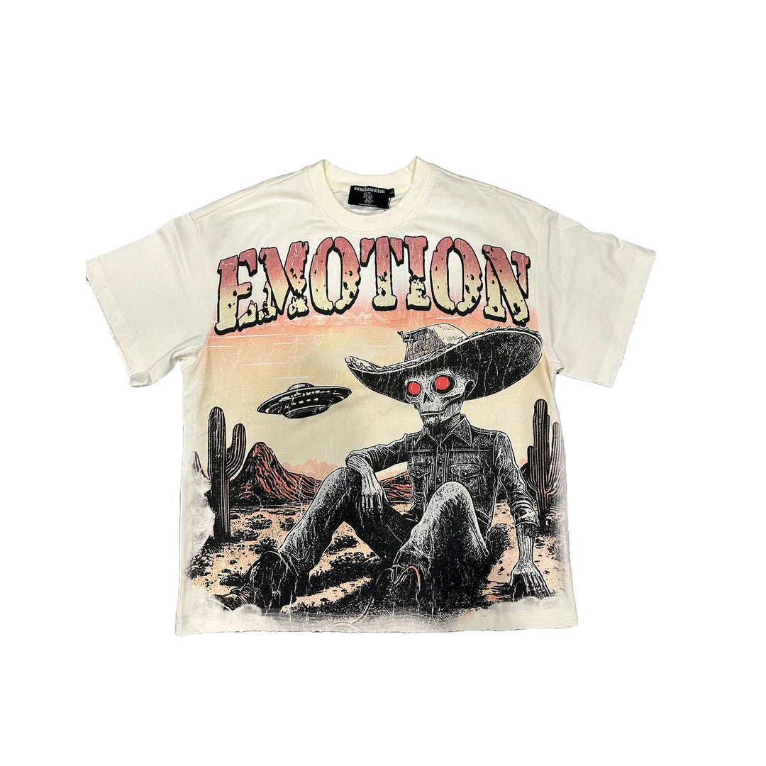 Mixed emotions Cream “Deserted” Tee