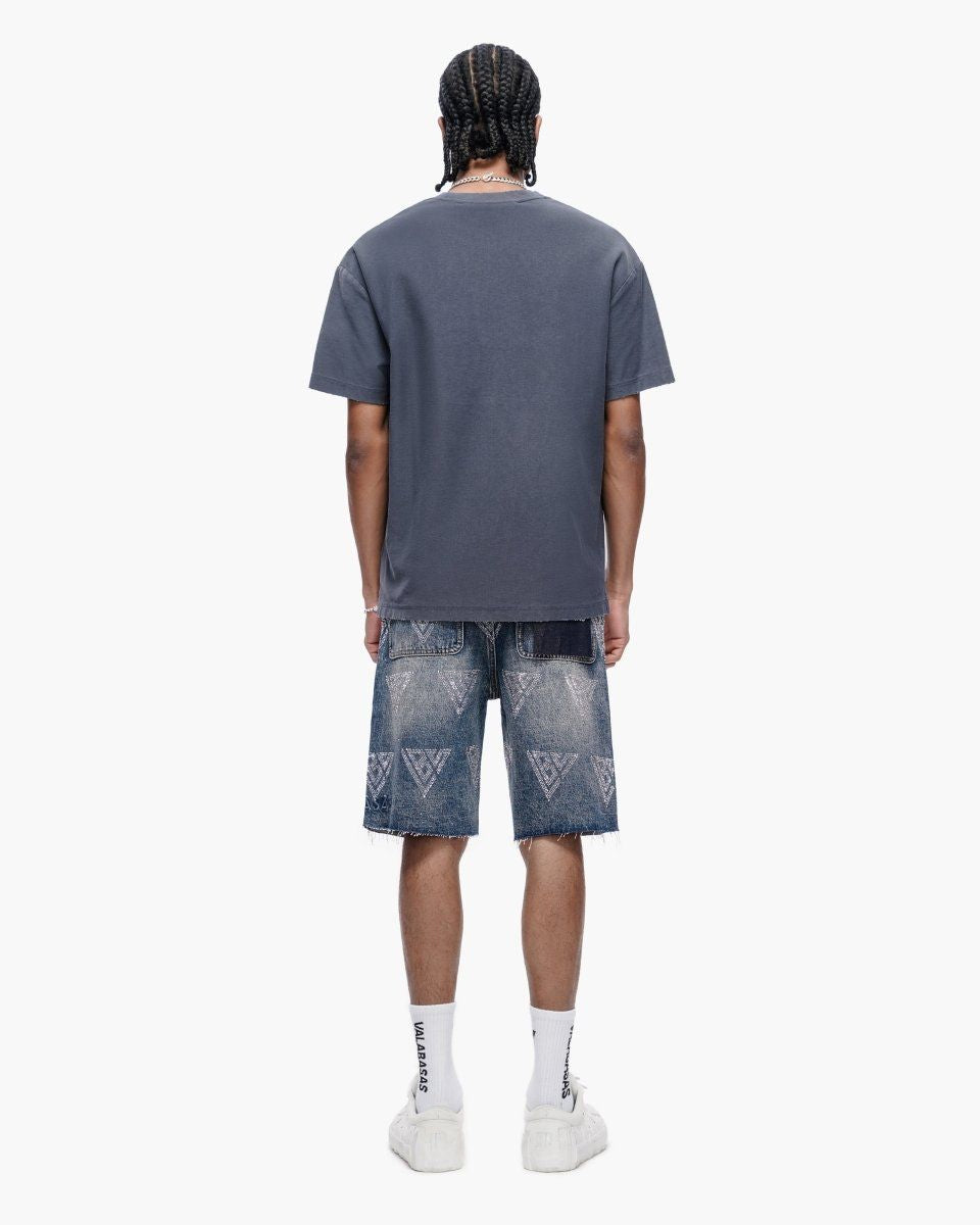Valabasas Palace Dark Blue Wash Jorts