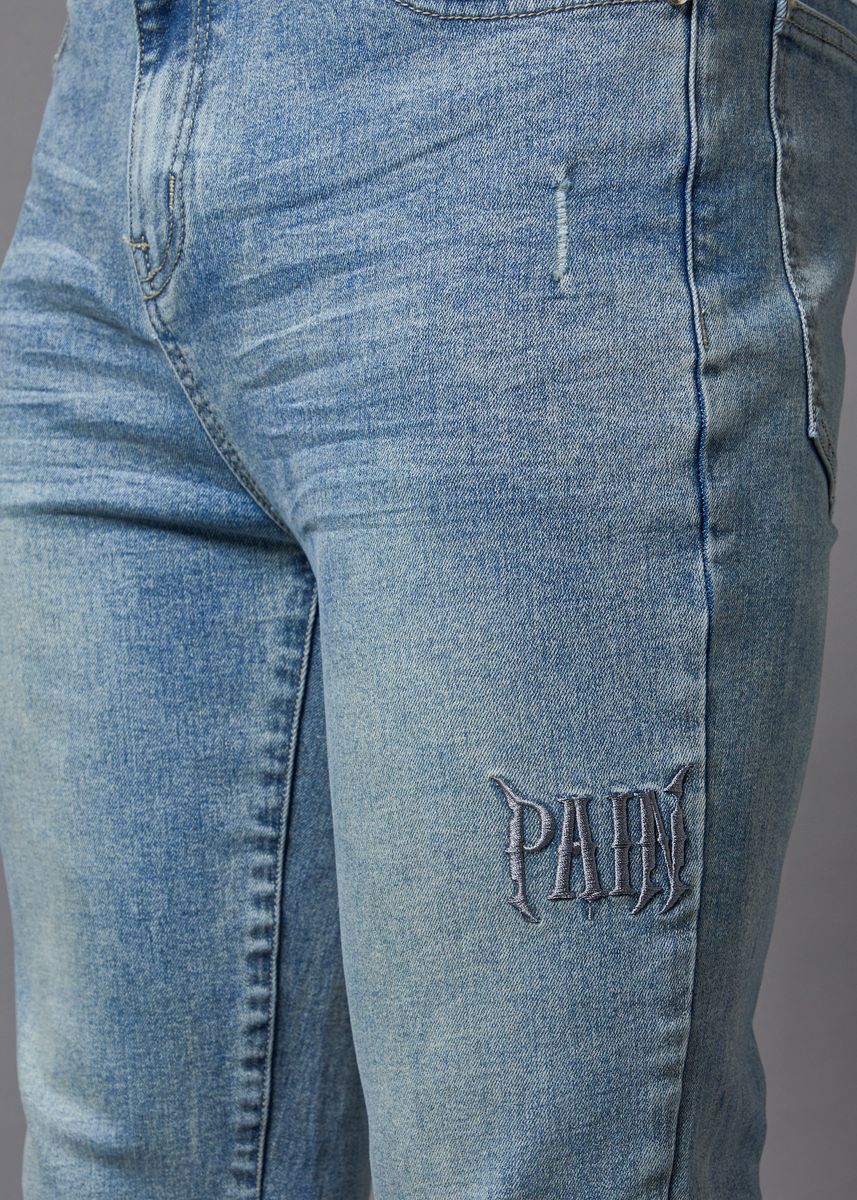 Pain Stone Blue Stacked Denim