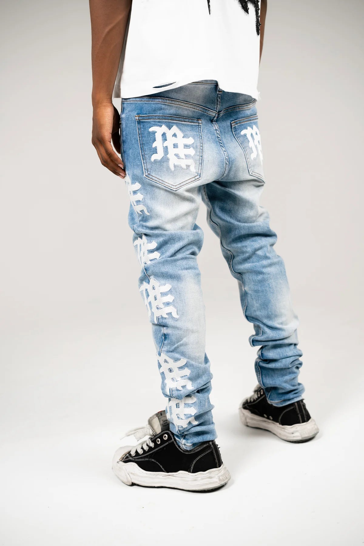 Mixed emotions Monogram Denim Blue Wash
