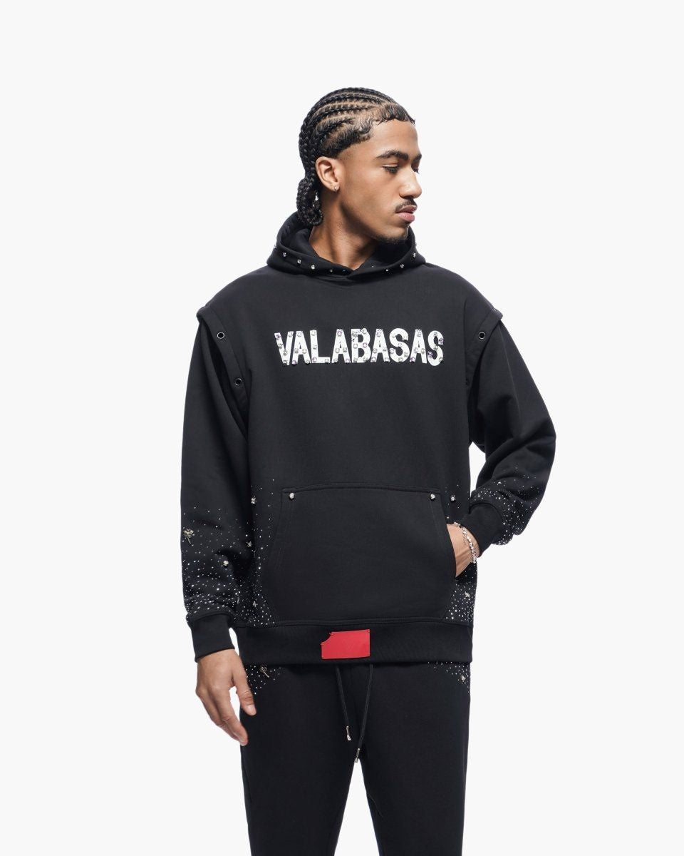 VALABASAS STAGE BLACK HOODIE