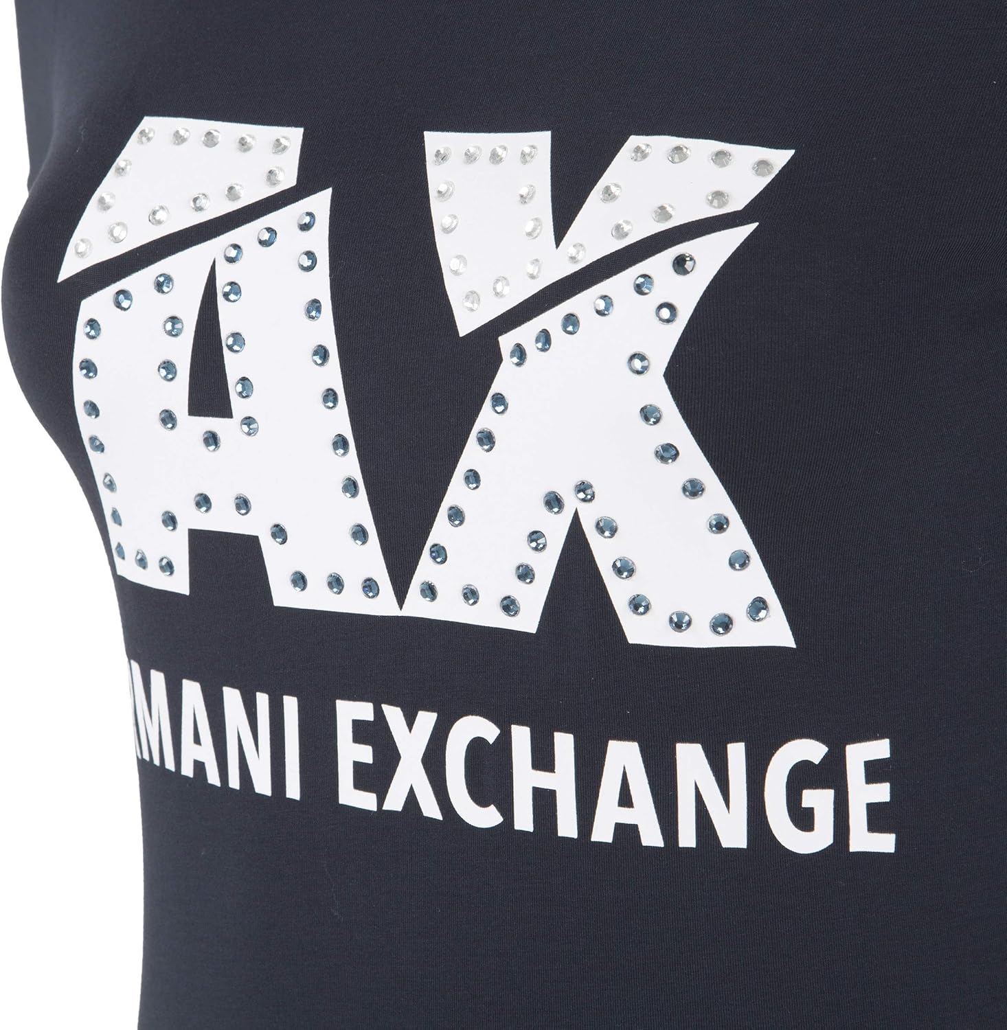 Armani Exchange Women Navy Tee
