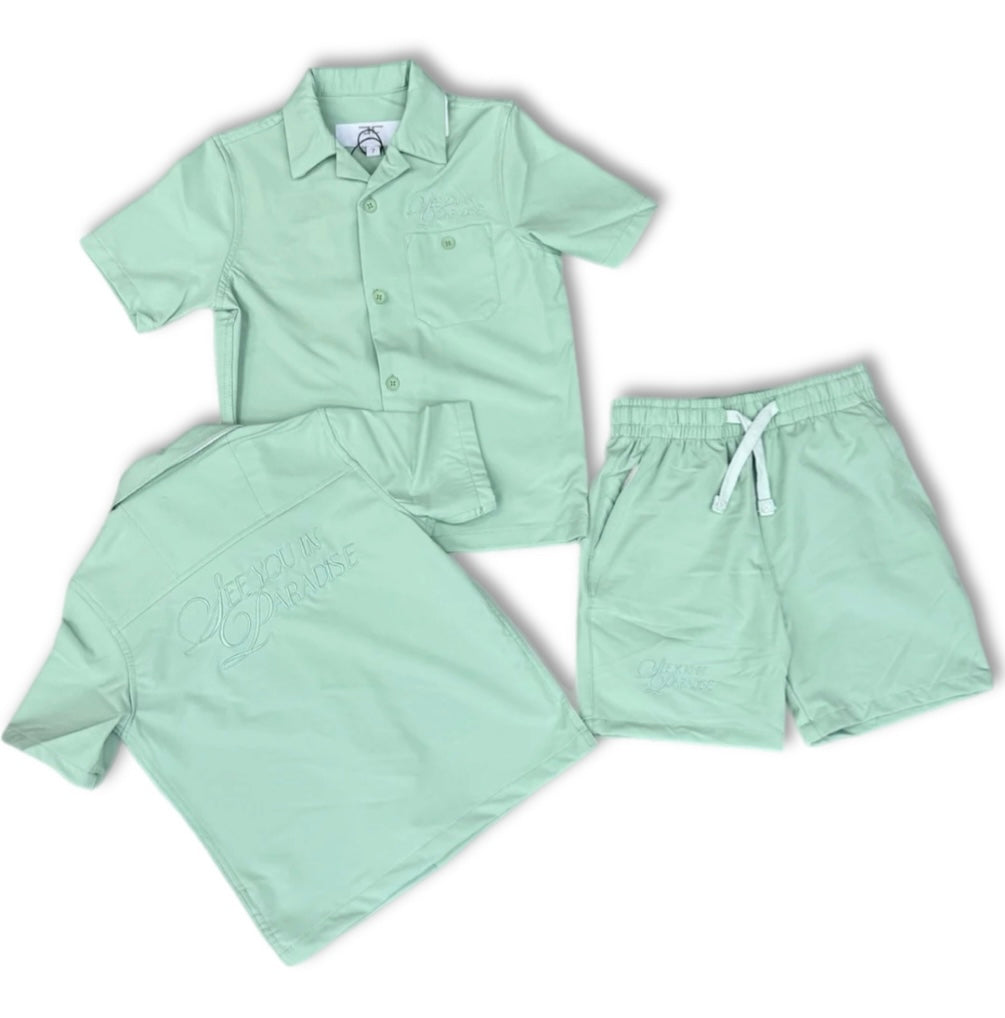 Oakland SAGE kids Short set