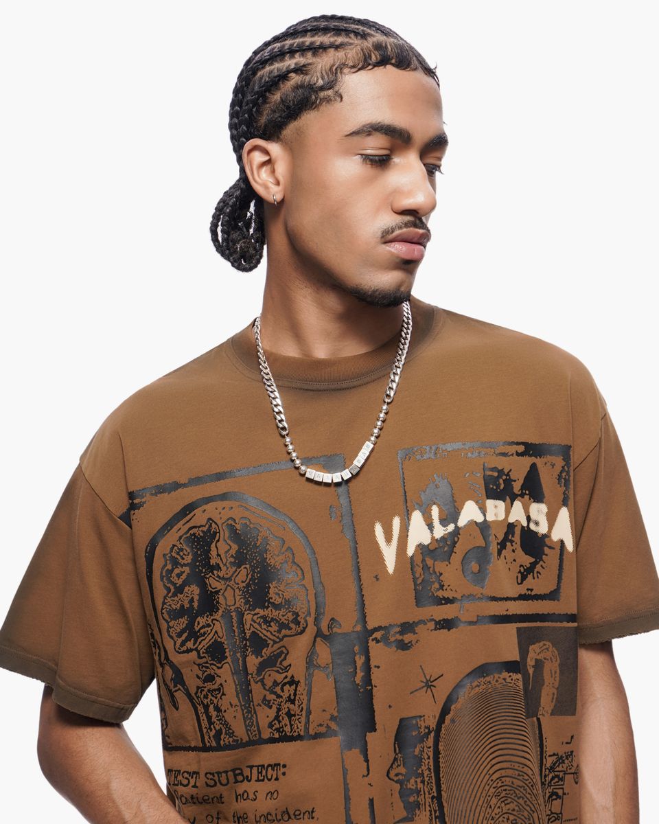 Valabasas CYBER TEE BROWN