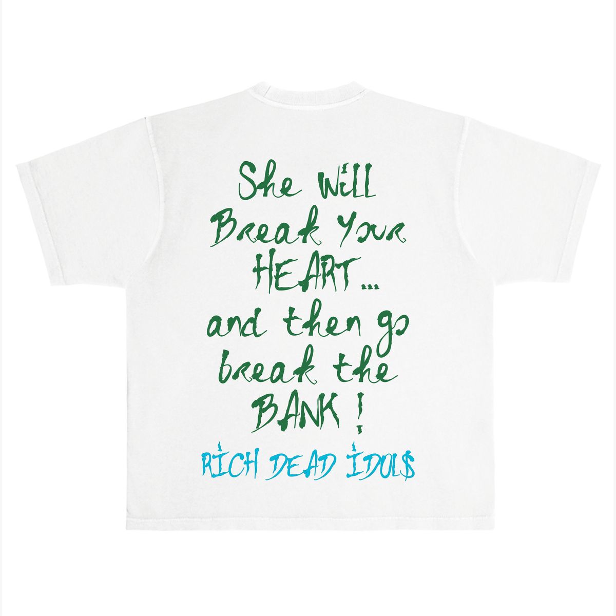 Rich dead idol t-shirt green