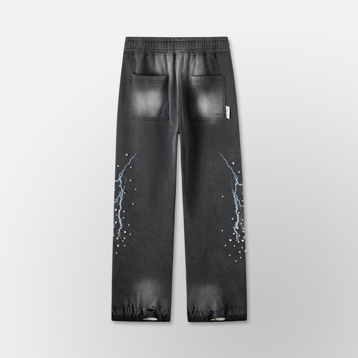 Hyde Park Grayskull Throw Back Wide Leg Jogger Black