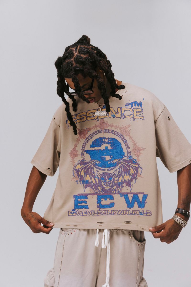 ESSENCE - NIGHT CRAWLER CROP T-SHIRT