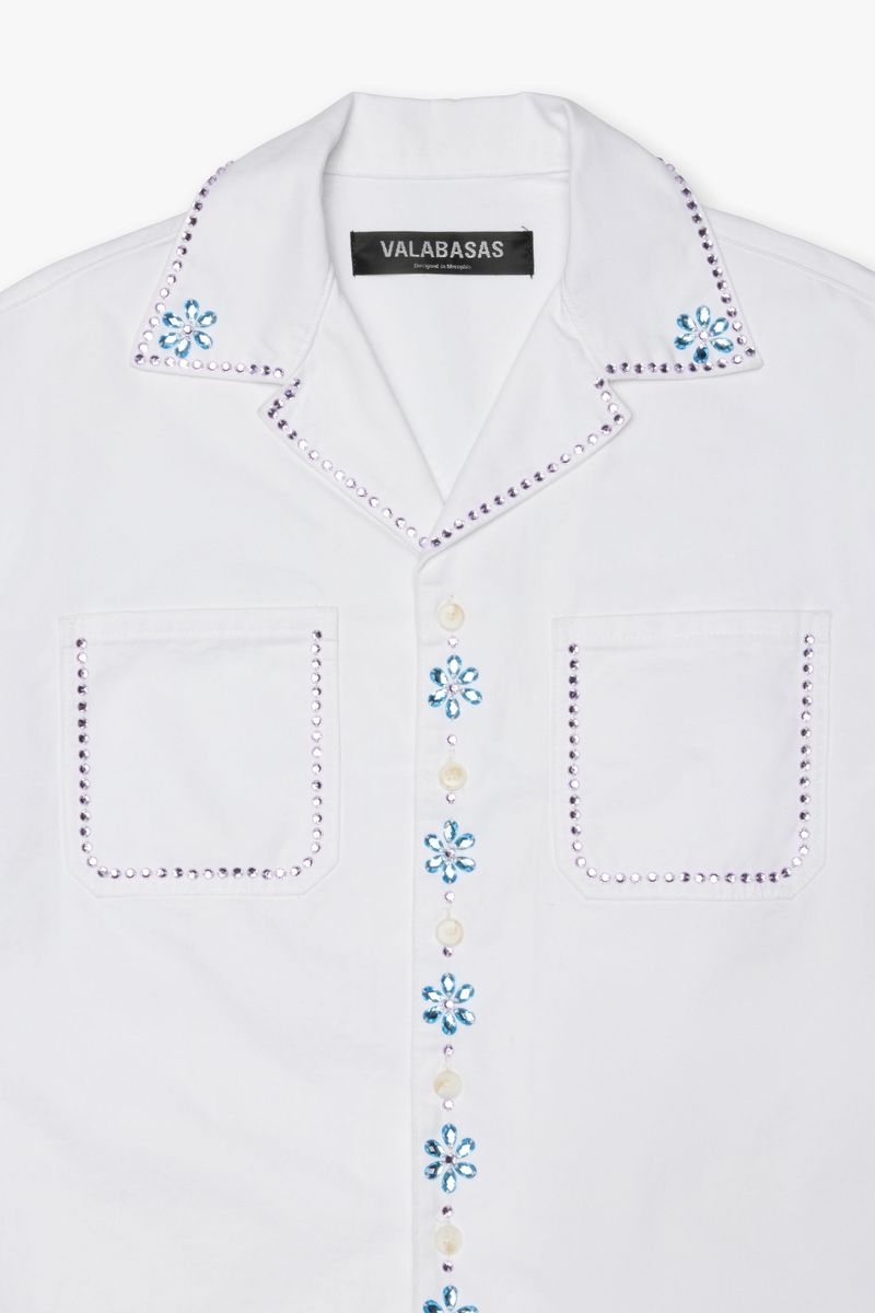 valabasas under pressure button down white