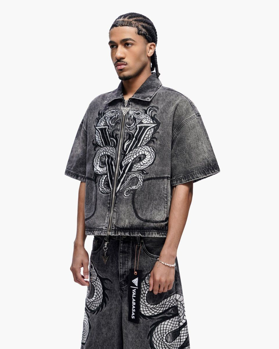 Valabasas Frostscale Denim Short Sleeve