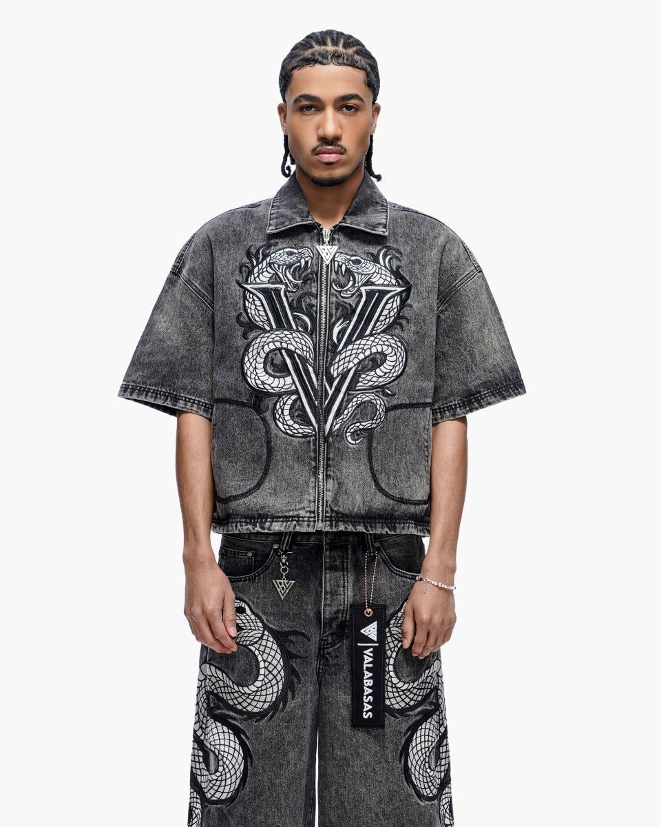 Valabasas Frostscale Denim Short Sleeve