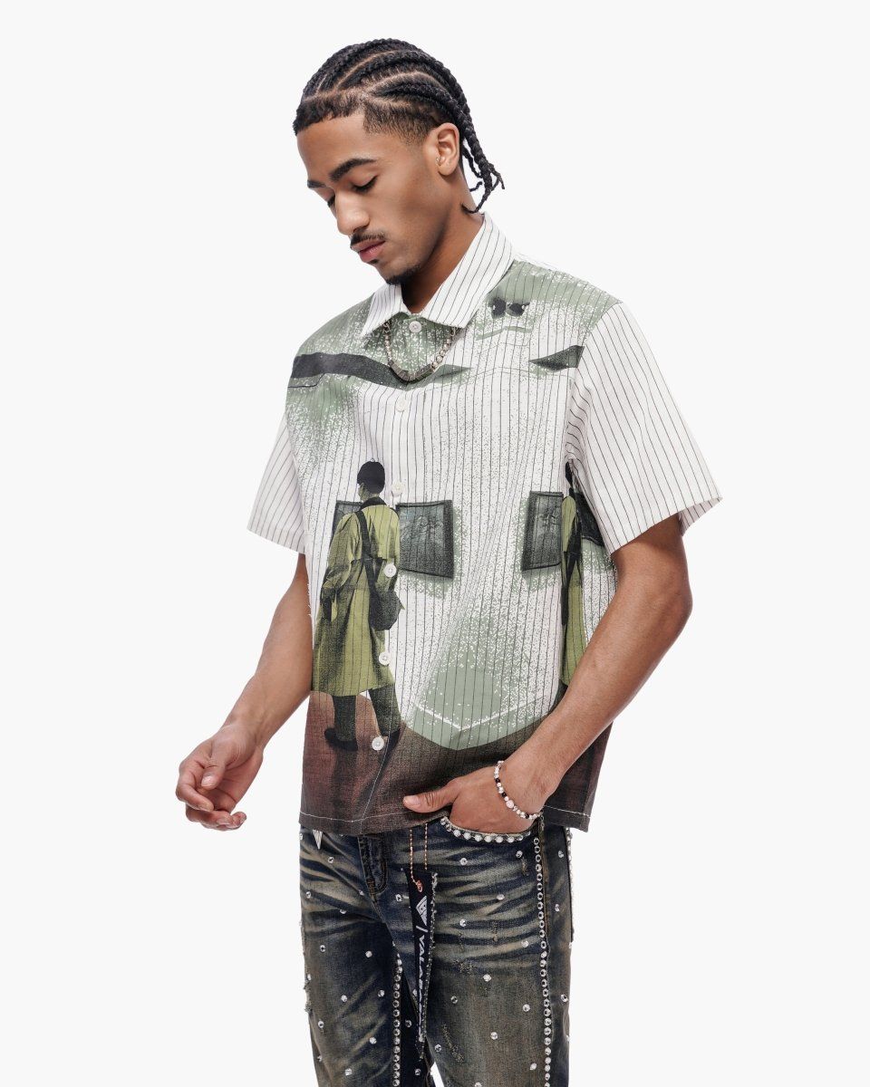 Valabasas Leave Town Pin-Striped BD