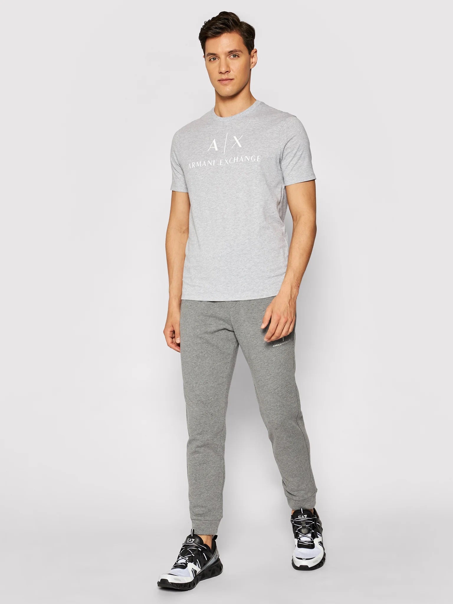 Armani Exchange Grey Slim Fit Tshirt