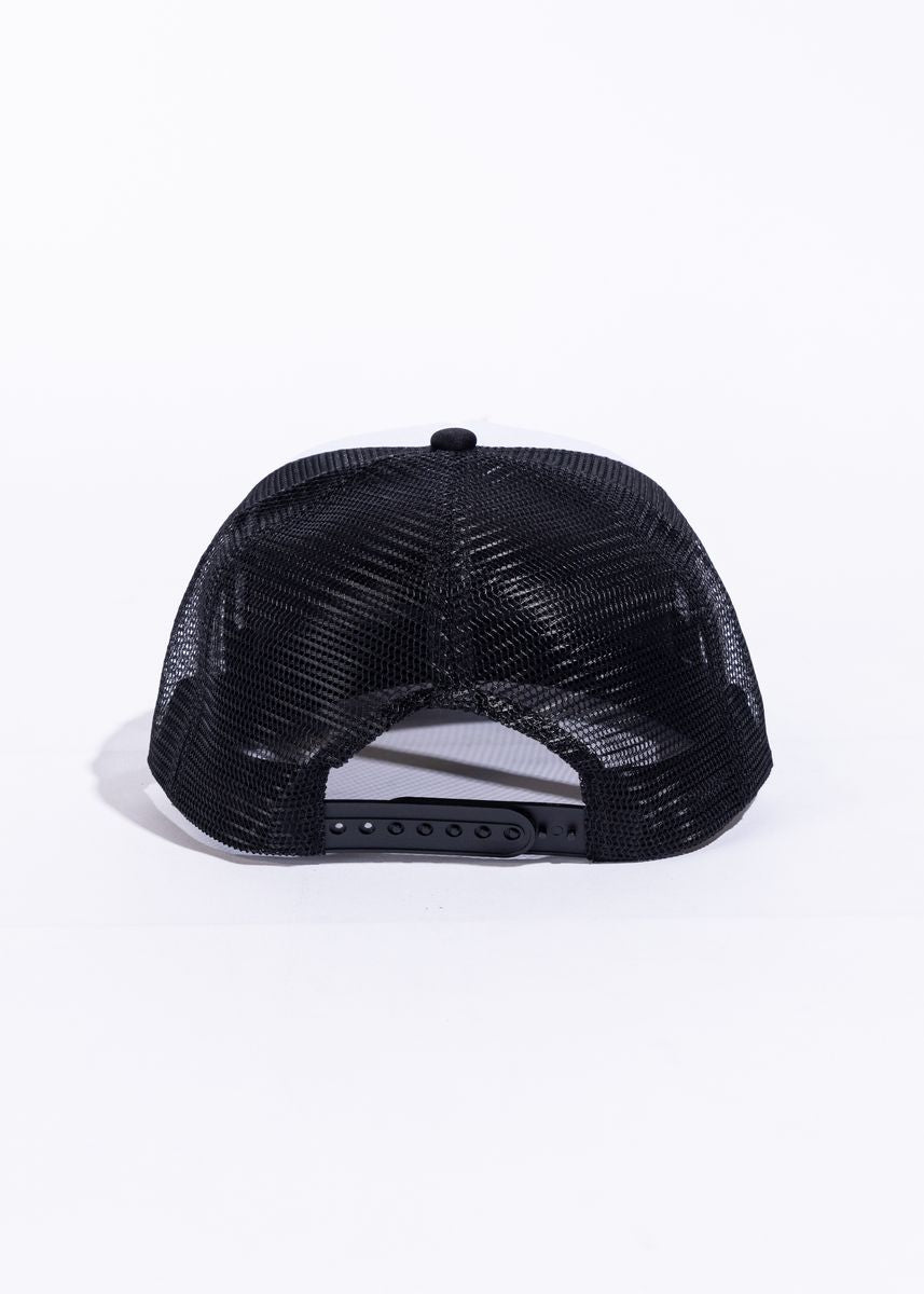 Memory lane oval text oval trucker cap  (ML-ST25-407)