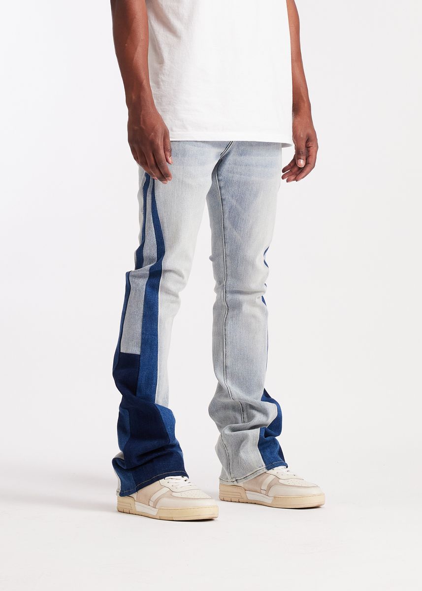 embellish Lenny Flare Denim (Light Blue) (EMBHO25-132)