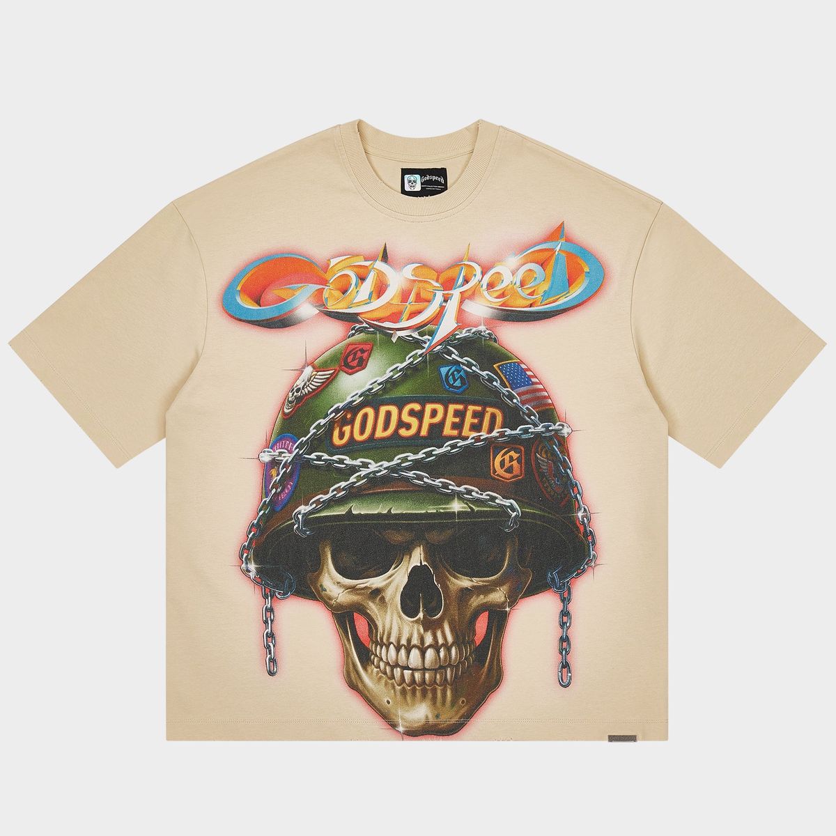 Godspeed Badges of Honor T-shirt (Beige)